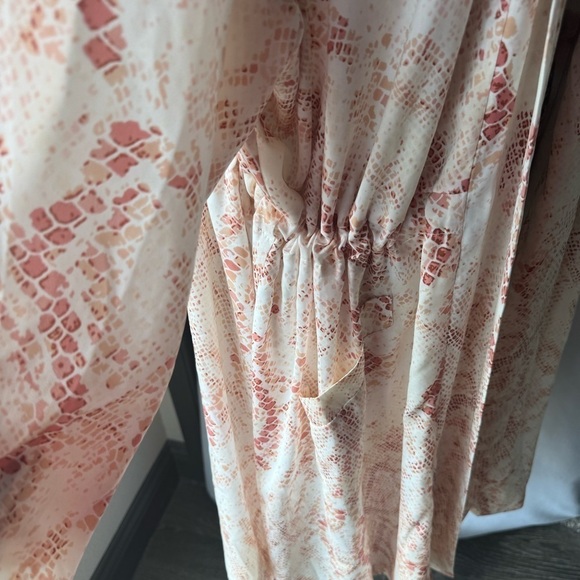 Cupcakes snd Cashmere Heather Snake-Printed Trench Coat 3X - Picture 9 of 10